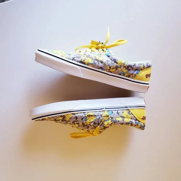 VANS Era X The Simpsons Itchy & Scratchy 2020 Yellow Sneakers Shoes Men's US 11